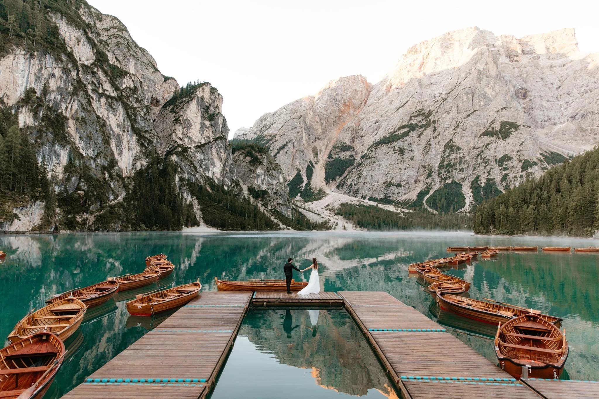 Dolomites - Lago Di Braies - Lake Como